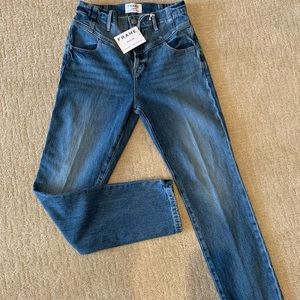 New with tags FRAME denim straight leg size 27